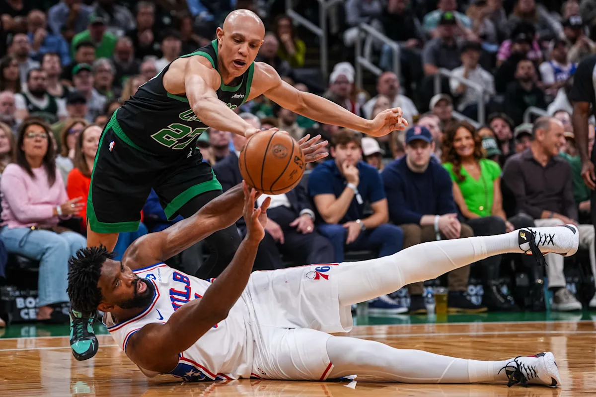 Celtics' Jaylen Brown wants team to make Sixers' Joel Embiid work more