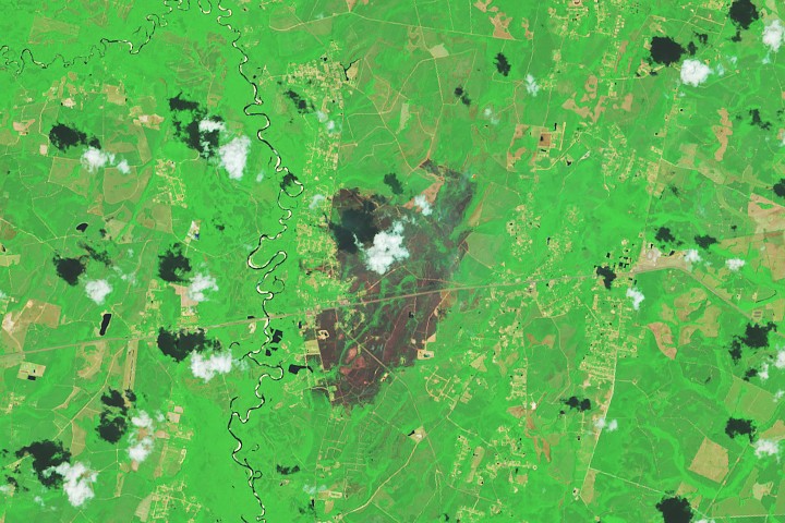 Fires Rage in Georgia