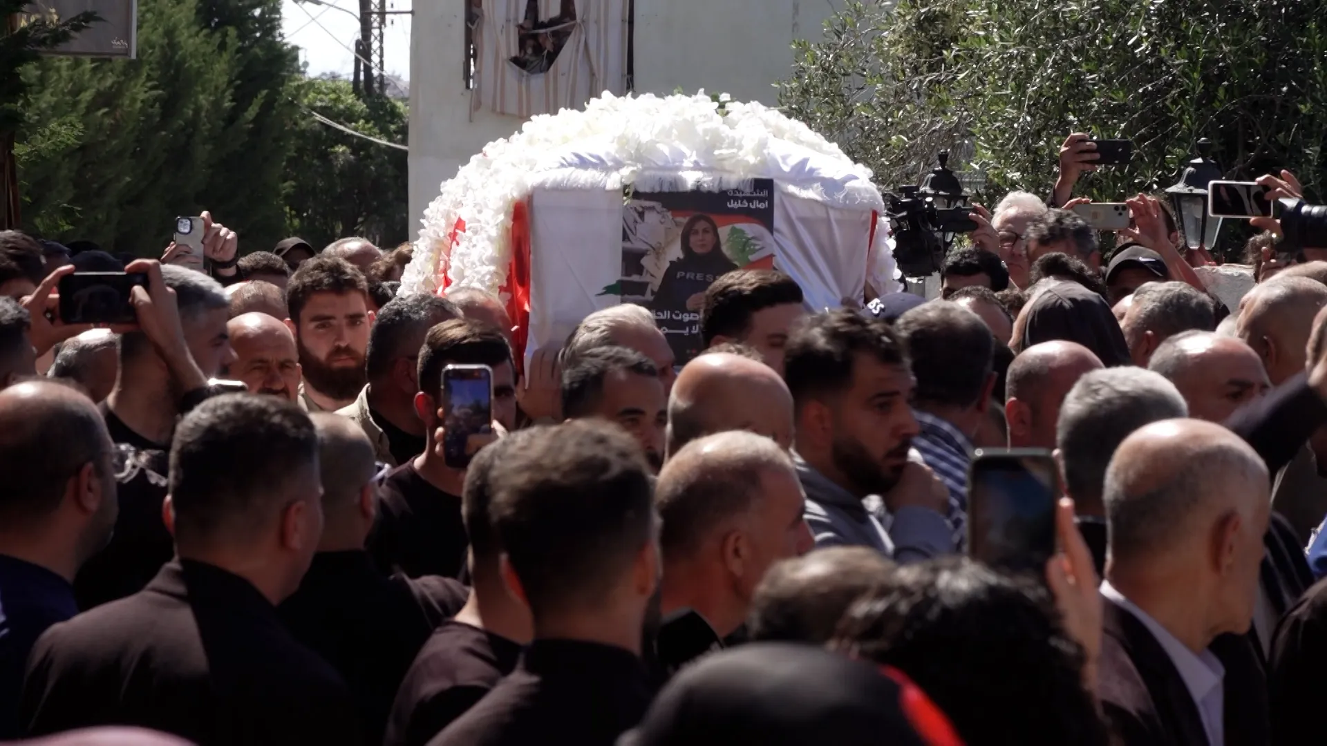 Funeral held for journalist killed in targeted Israeli strike