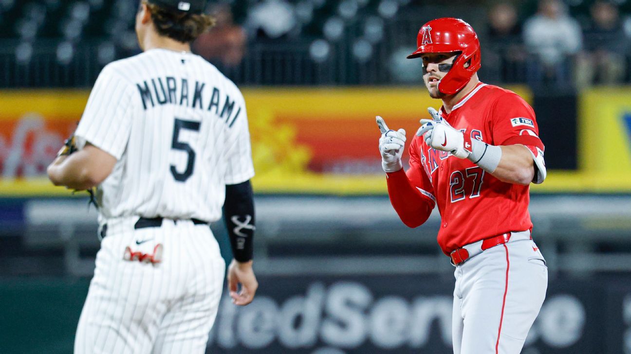 Is Mike Trout back? Who is the best hitter in base...