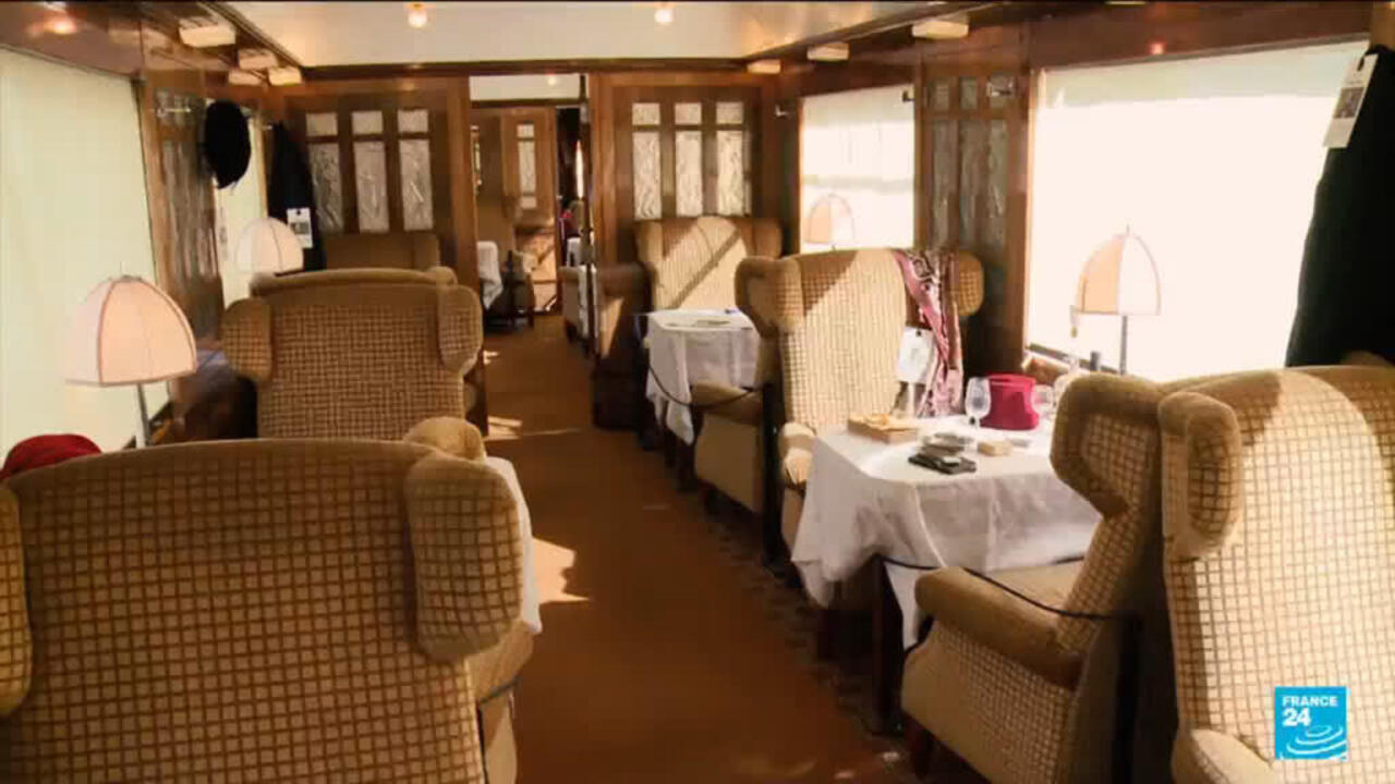 Orient Express train exhibition in Paris