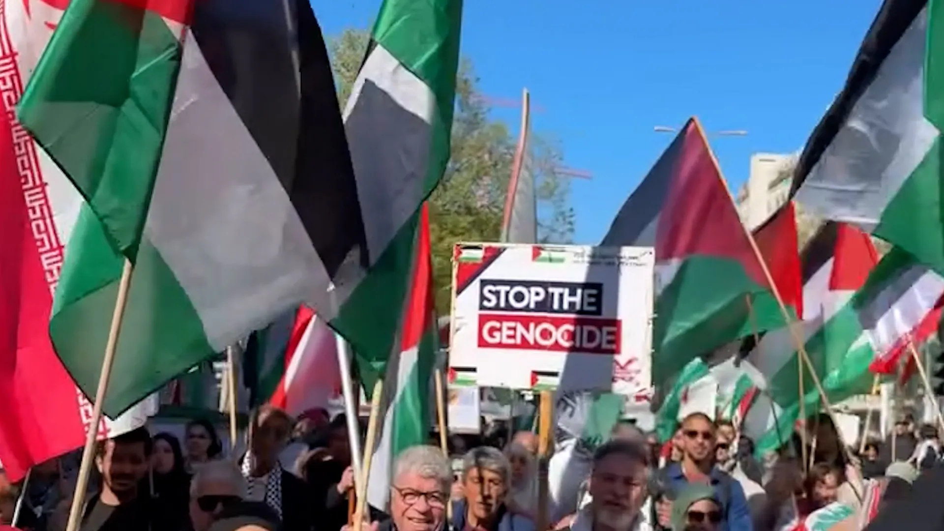 Police arrest demonstrators at pro-Palestine rally in Berlin