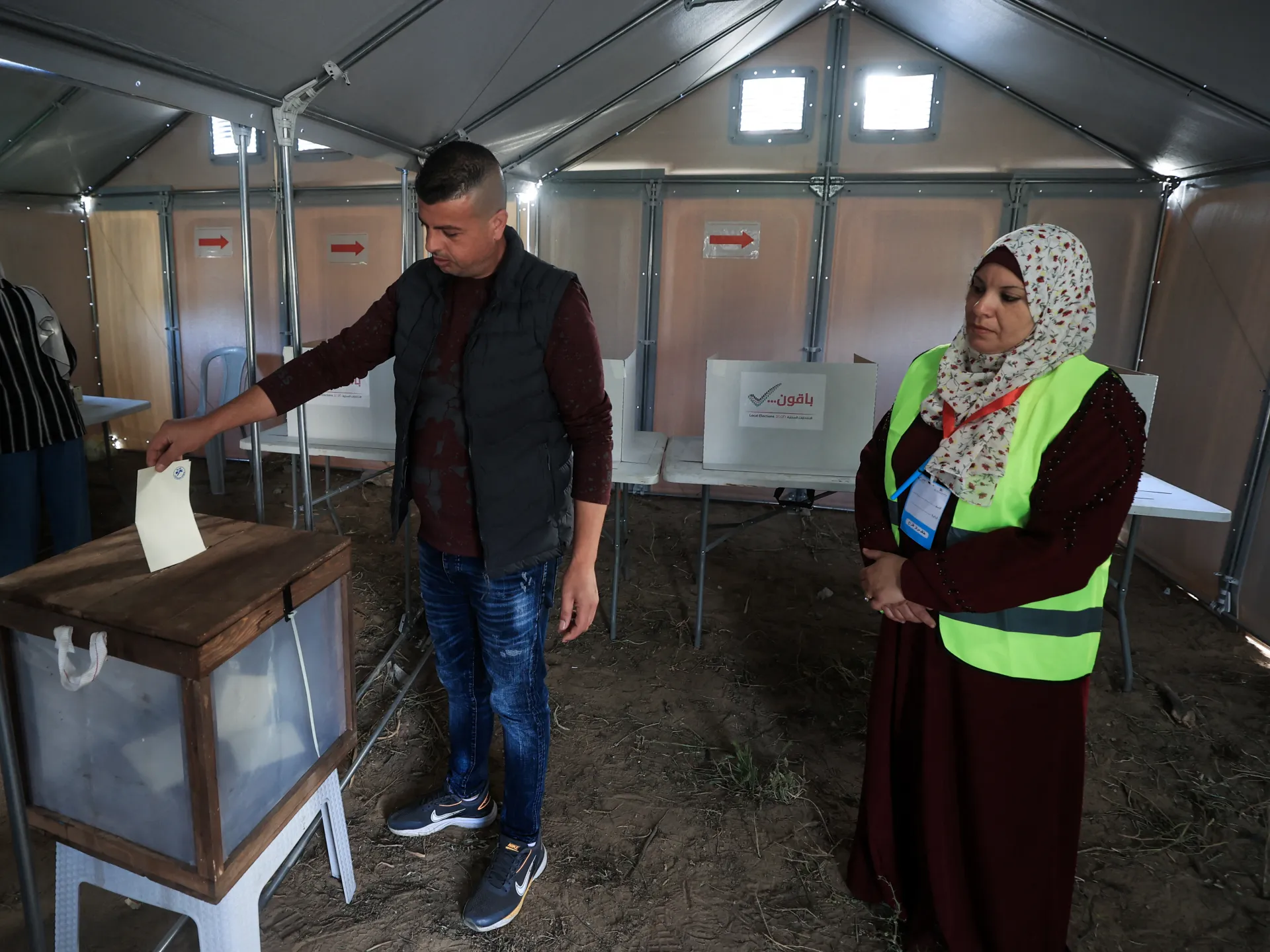 Polls open in Gaza area in first municipal election in 20 years