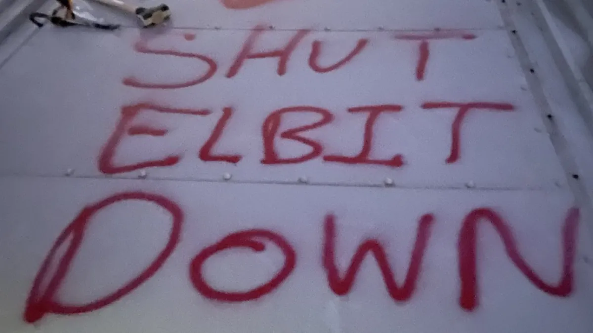 Pro-Palestinian activists break into suspected Elbit Systems drone factory