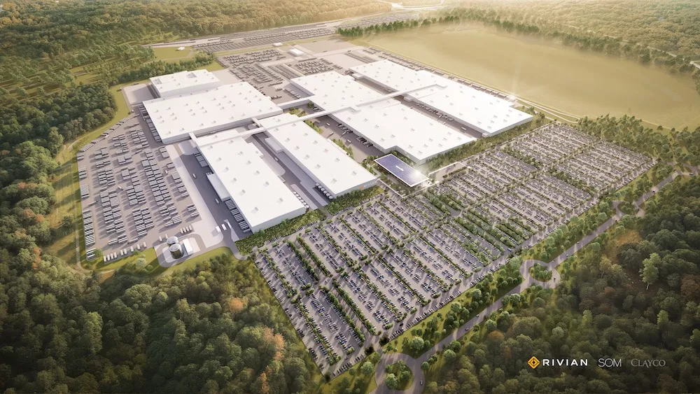 Rivian downsizes its goals for its EV factory in Georgia