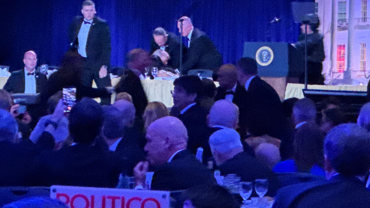 🔴 Suspected gunshots disrupt White House Correspondents' Dinner as Trump rushed out