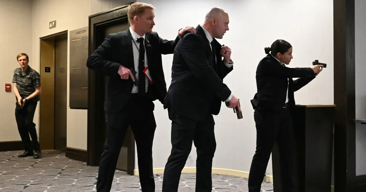 Trump evacuated from the White House correspondents’ dinner