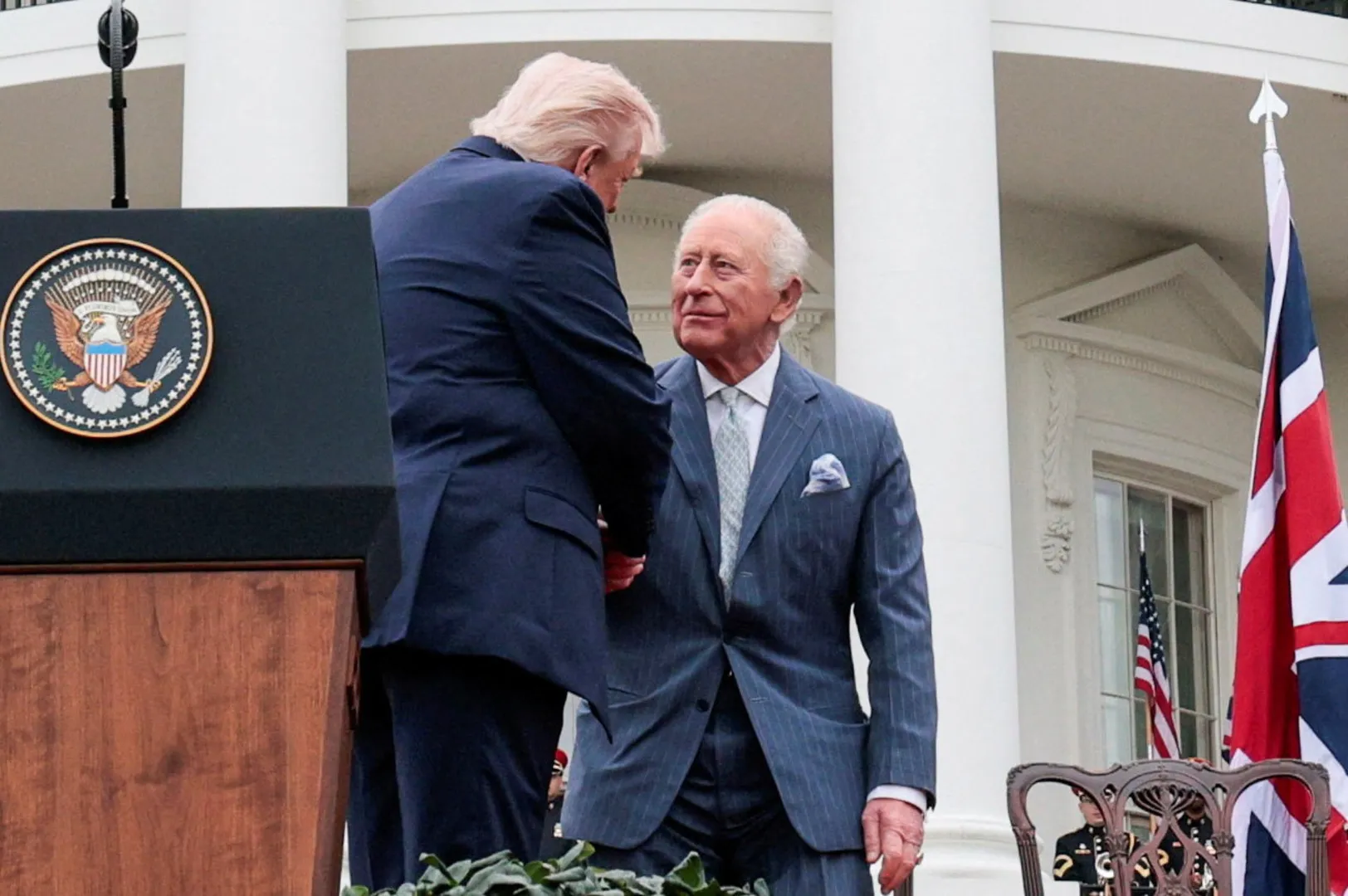 Trump hails US-UK bond as he welcomes British royals