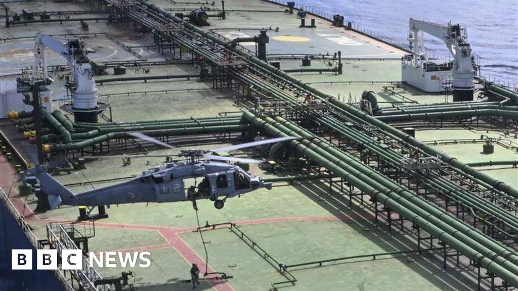 US boards ship carrying Iran oil as Trump threatens mine-laying vessels