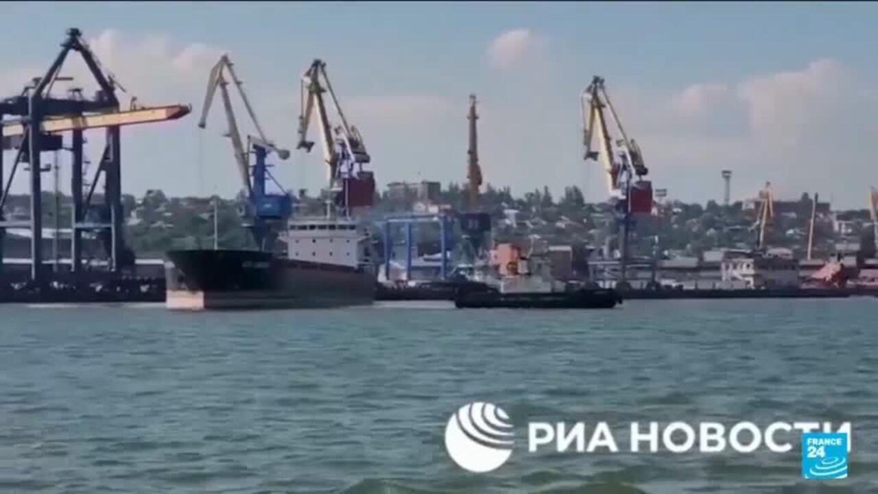 Vessel carrying grain Ukraine says stolen by Russia will not unload in Israel, Kyiv says