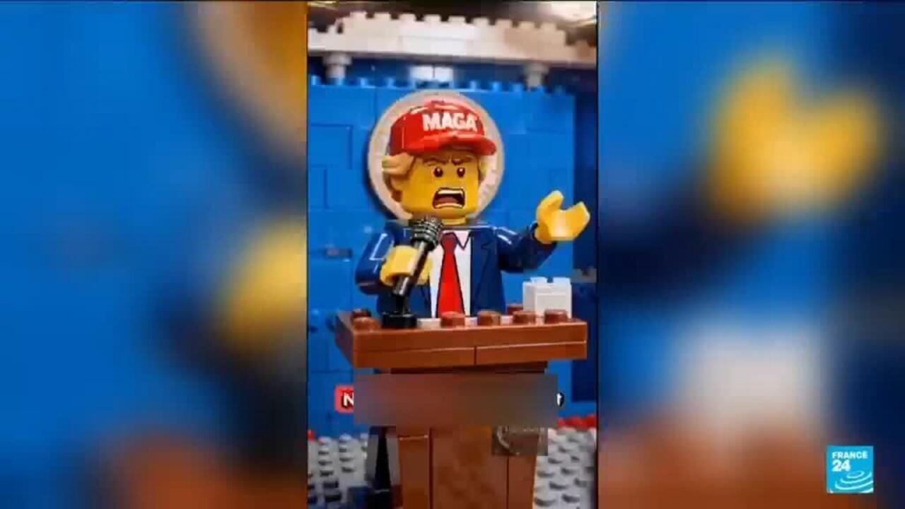 Viral LEGO-style AI videos blur line between entertainment and propaganda