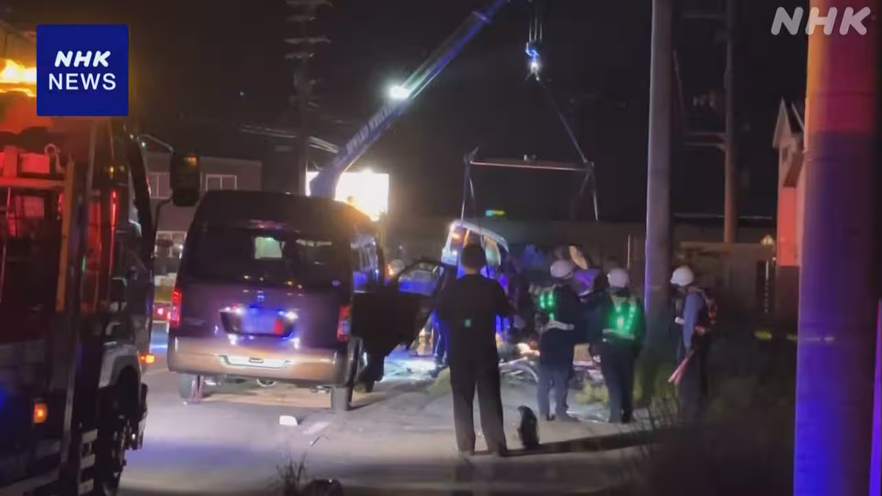 滋賀 彦根 国道で車2台衝突する事故 子ども含む10人以上搬送