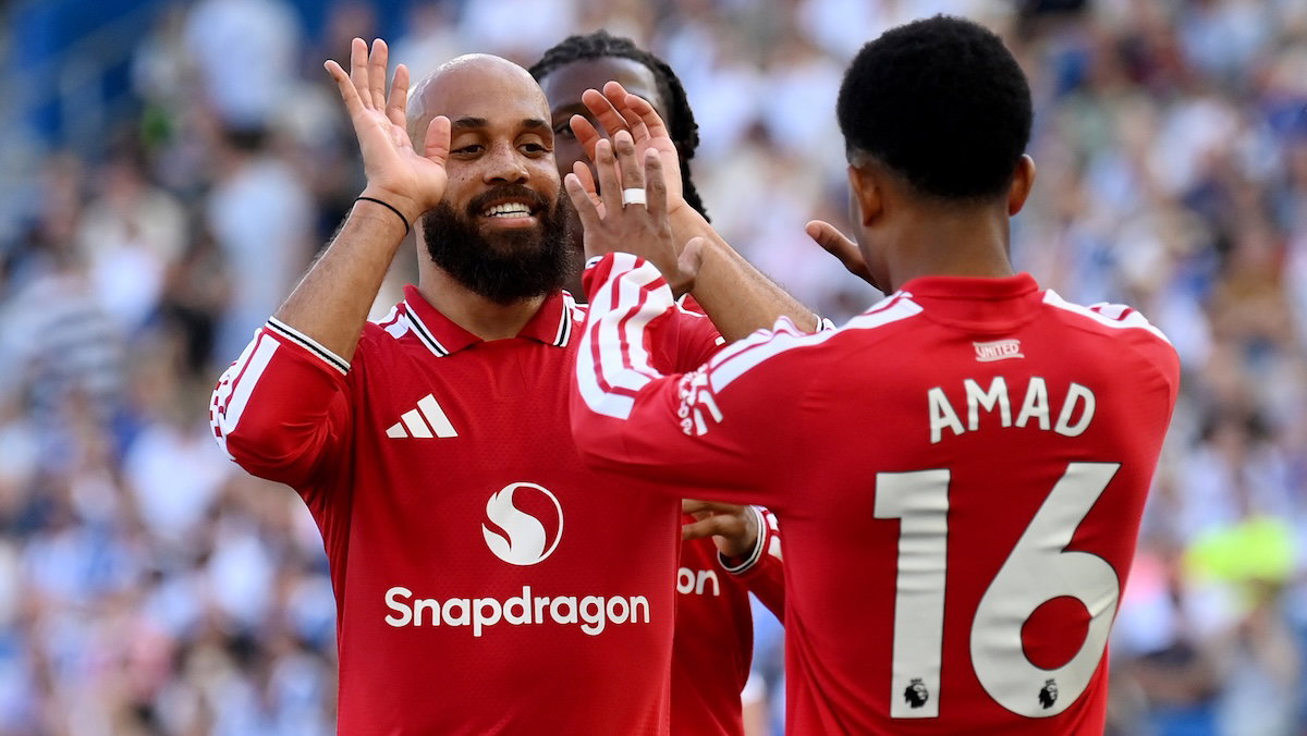 Amad put in his best performance of 2026 vs Brighton