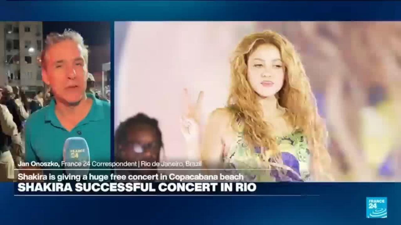 'An unforgettable show': Fans flock to free Shakira concert on Rio's Copacabana beach