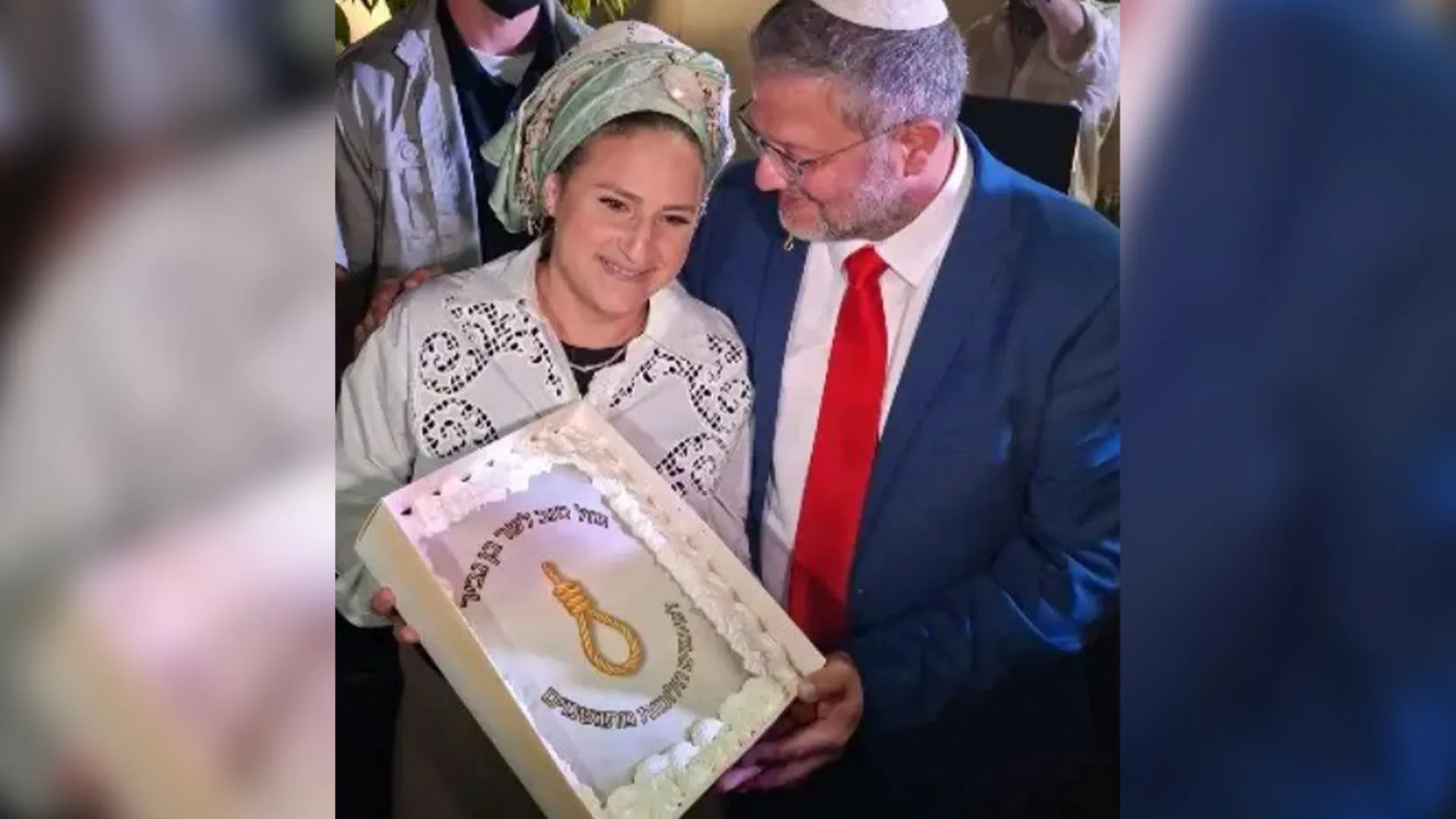 Ben-Gvir celebrates birthday with cake decorated with death penalty noose