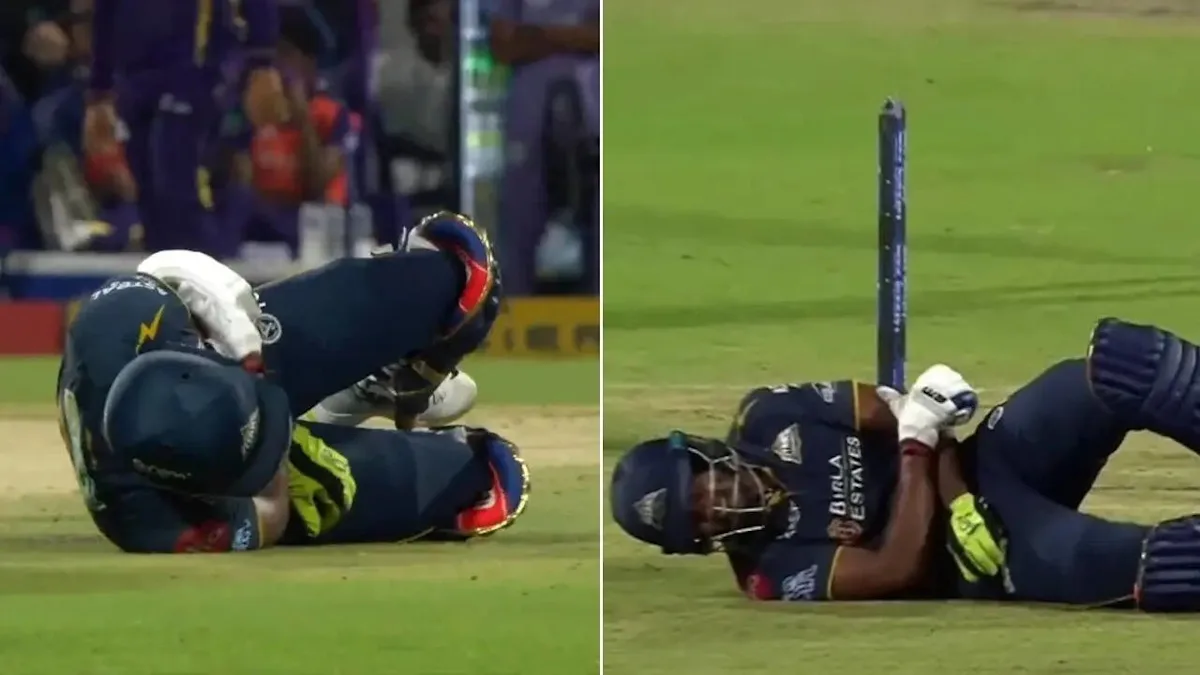 Blow on the elbow: Sai Sudharsan retired hurt after injury in KKR vs GT IPL match