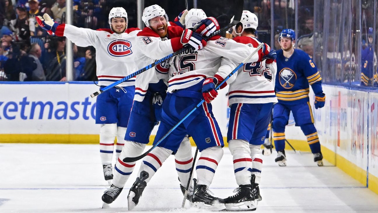 Canadiens outlast Sabres in overtime in Game 7