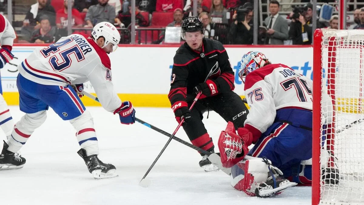 
                        Canadiens vs. Hurricanes odds, prediction: 2026 NHL Eastern Conference Finals Game 2 picks by proven model
                    