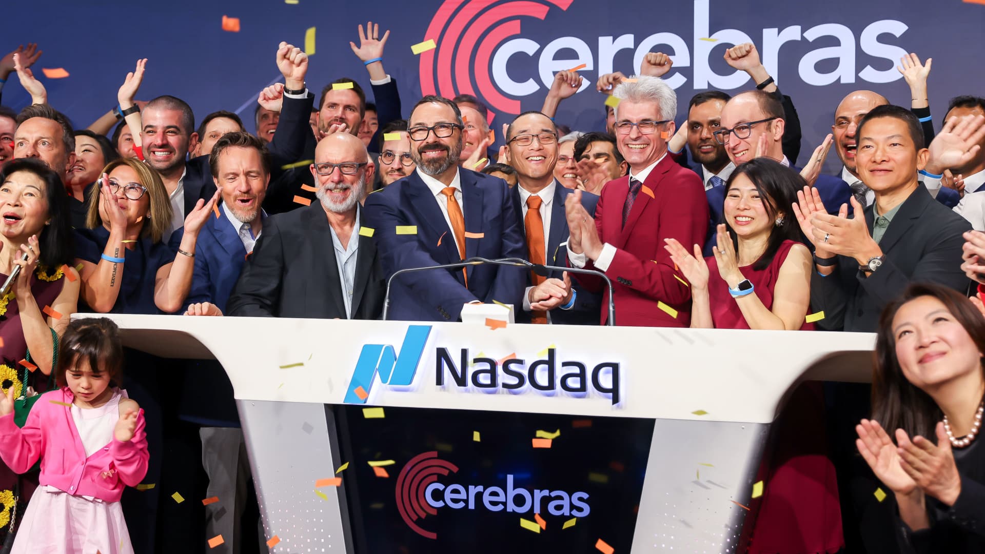 Cerebras almost doubles in Nasdaq debut, topping $100 billion market cap after blockbuster IPO