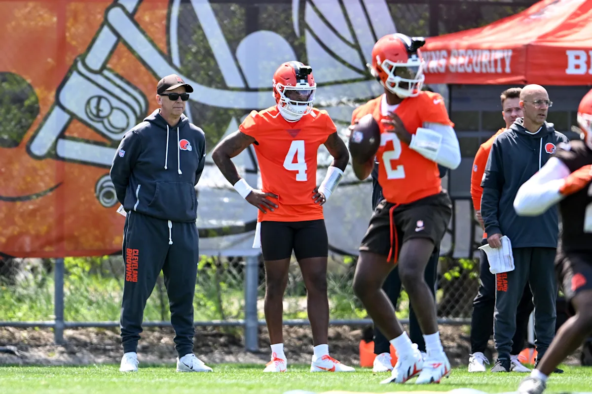 Cleveland Browns HC Todd Monken talks QBs after Day 2 of OTAs