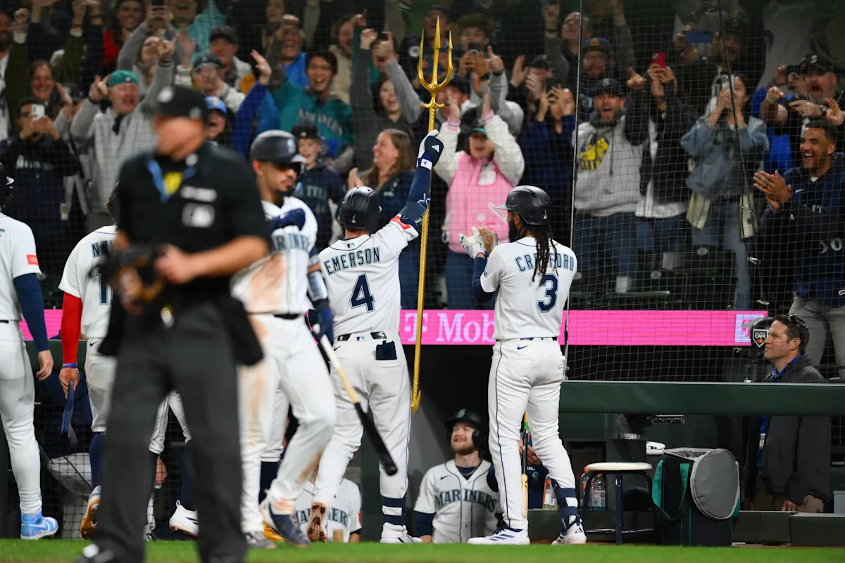 Colt Emerson hits first big-league homer in Mariners 6-1 win over White Sox