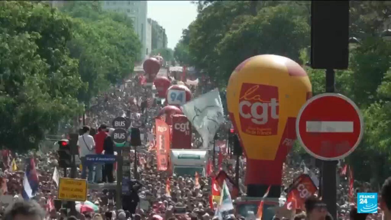 Countries mark May Day with mass street demonstrations
