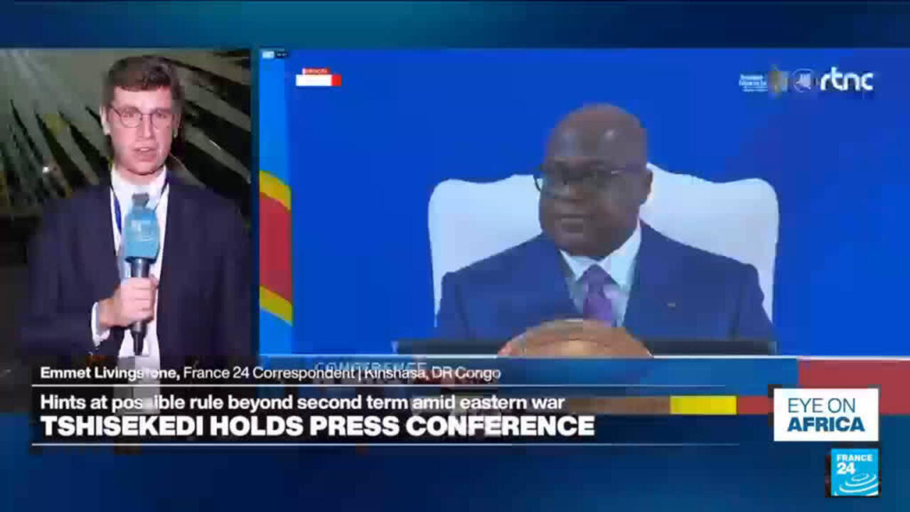 DRC leader Tshisekedi hints at possible rule beyond second term amid eastern war