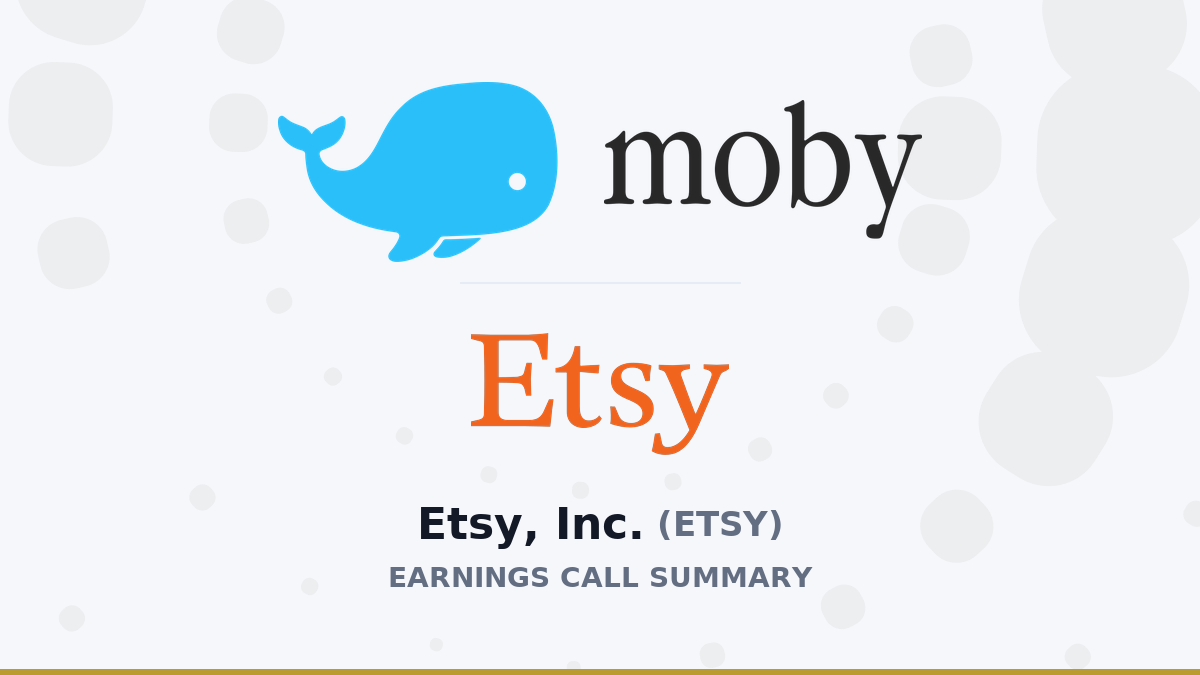 Etsy, Inc. Q1 2026 Earnings Call Summary