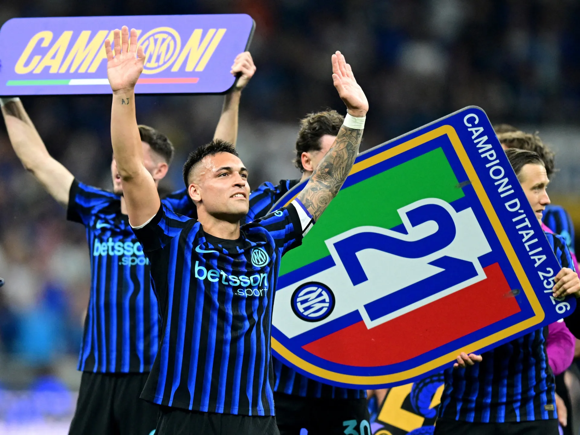 Fireworks in Milan as Inter clinch Serie A title with a 2-0 win over Parma