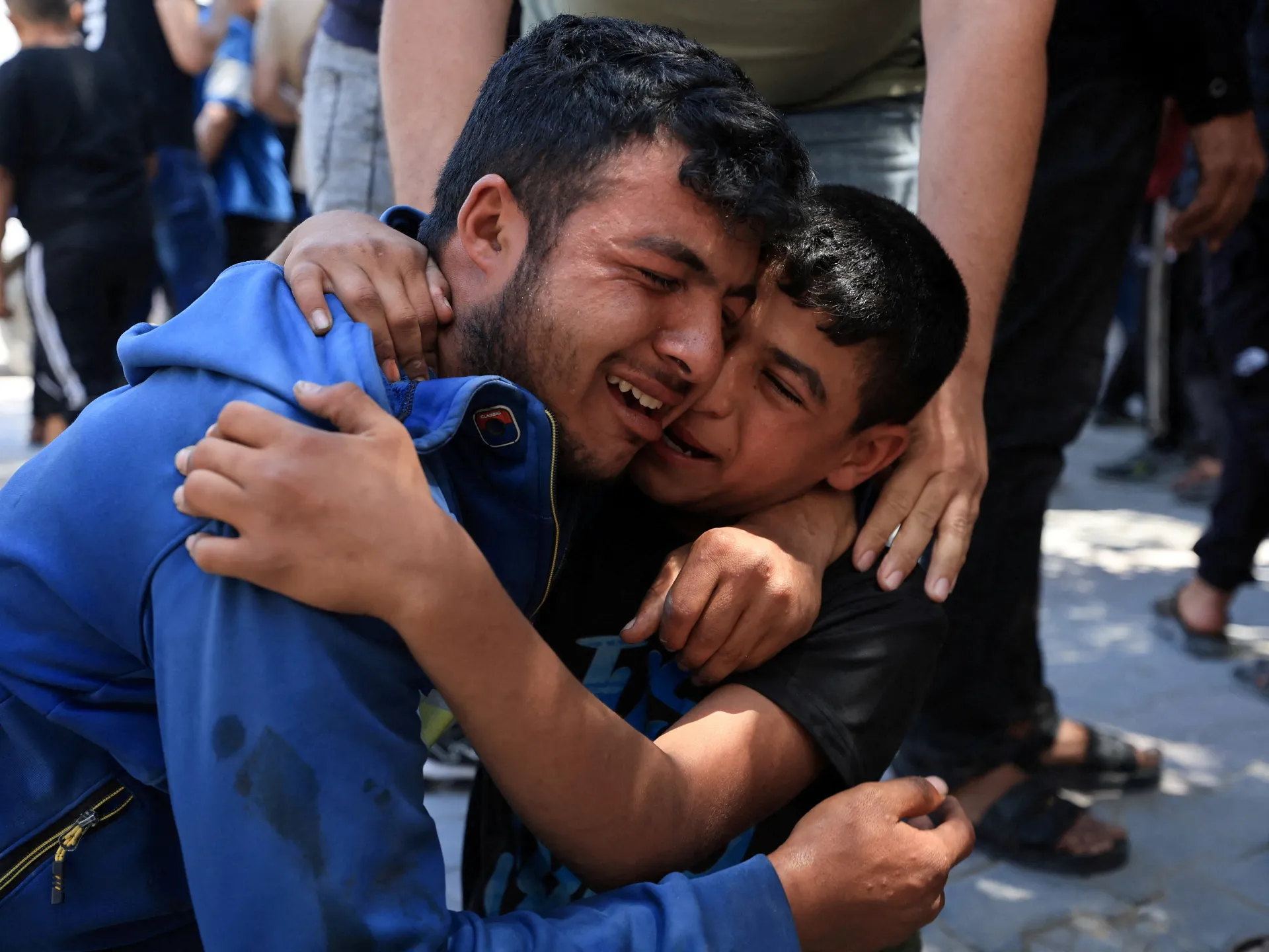 Five police officers, 13 year-old boy killed in Israeli attack on Gaza