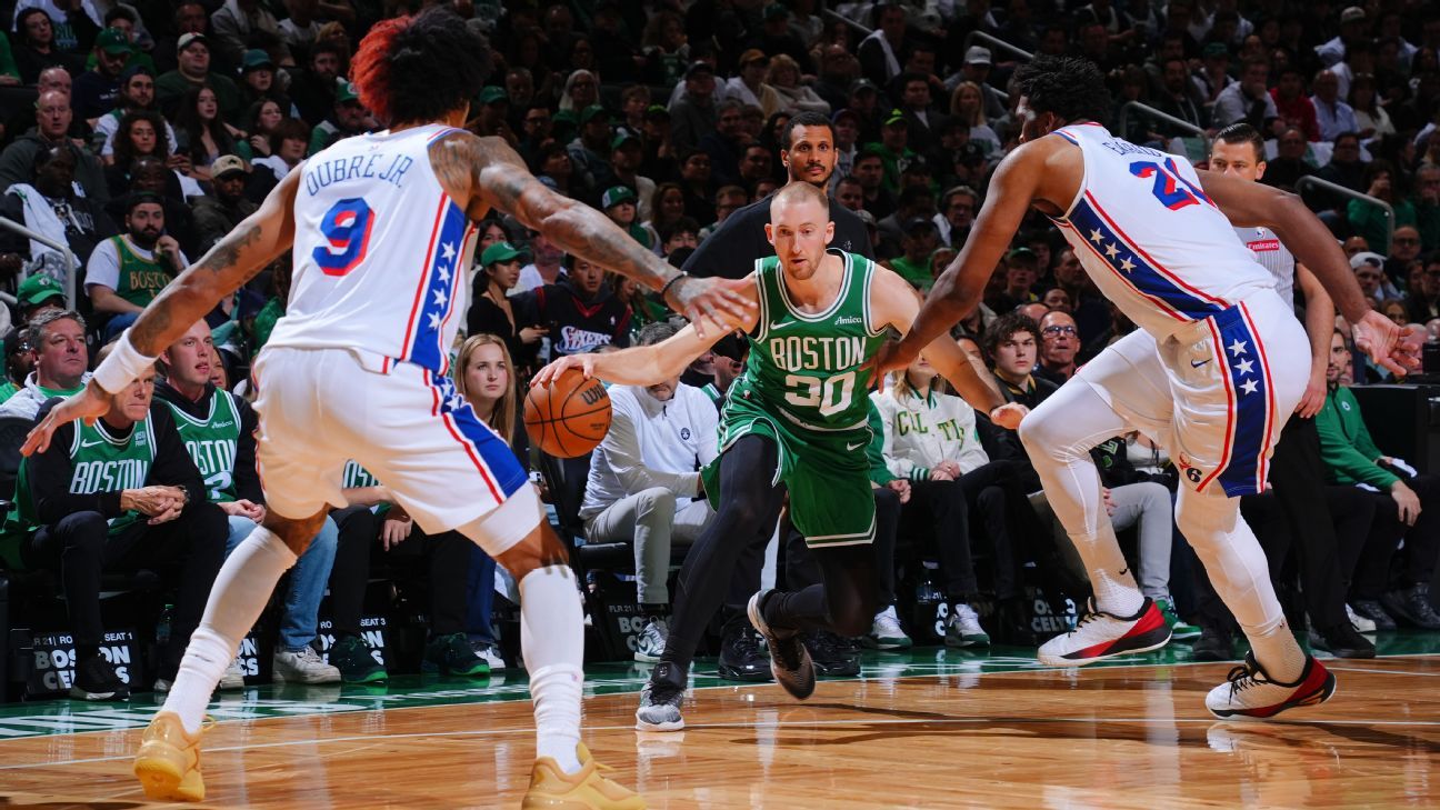 Follow live: 76ers build early lead in decisive Ga...