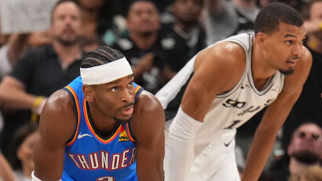 Follow live: Spurs, Thunder battle in Game 5