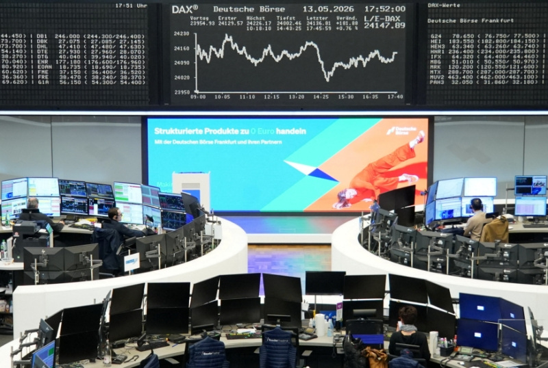 Global shares stumble while bond yields climb on inflation worries