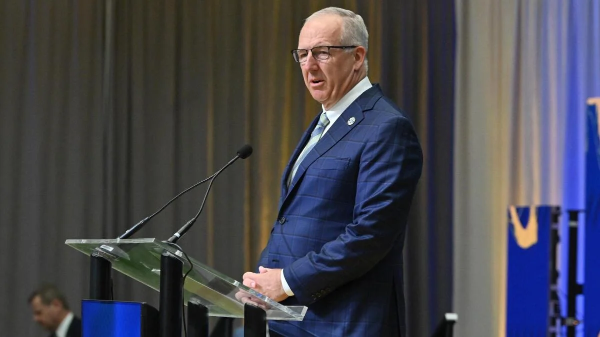 
                        Greg Sankey pumps the brakes on CFP expansion as SEC spring meetings open: 'We have time'
                    