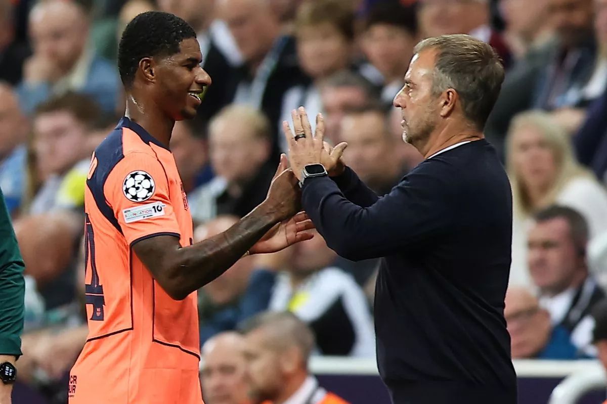 Hansi Flick-Marcus Rashford talks explain confidence over Barcelona future