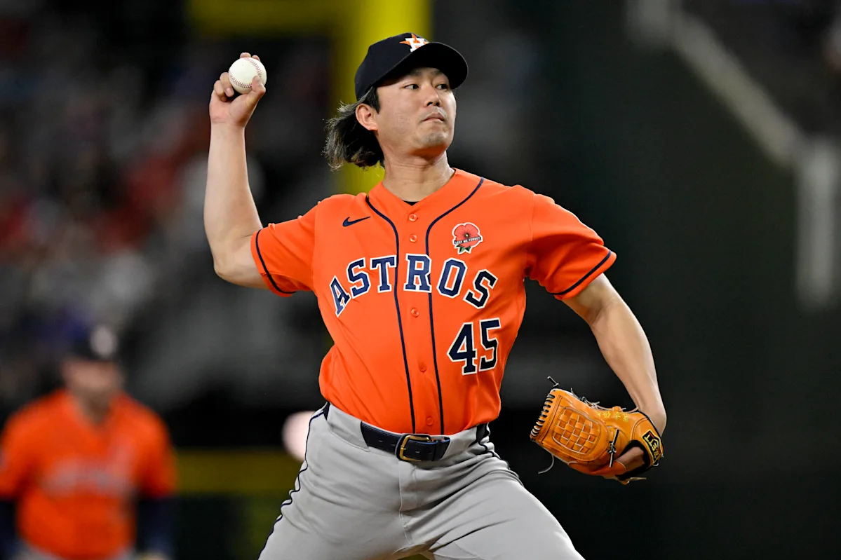 Houston Astros throw combined no-hitter to open series vs. Texas Rangers