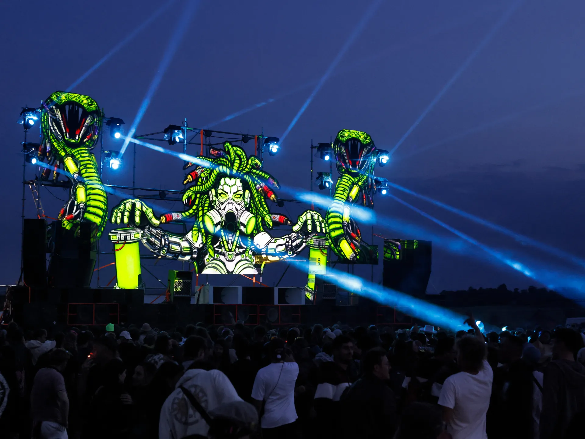 Illegal ‘free party’ at French military site draws up to 40,000 ravers