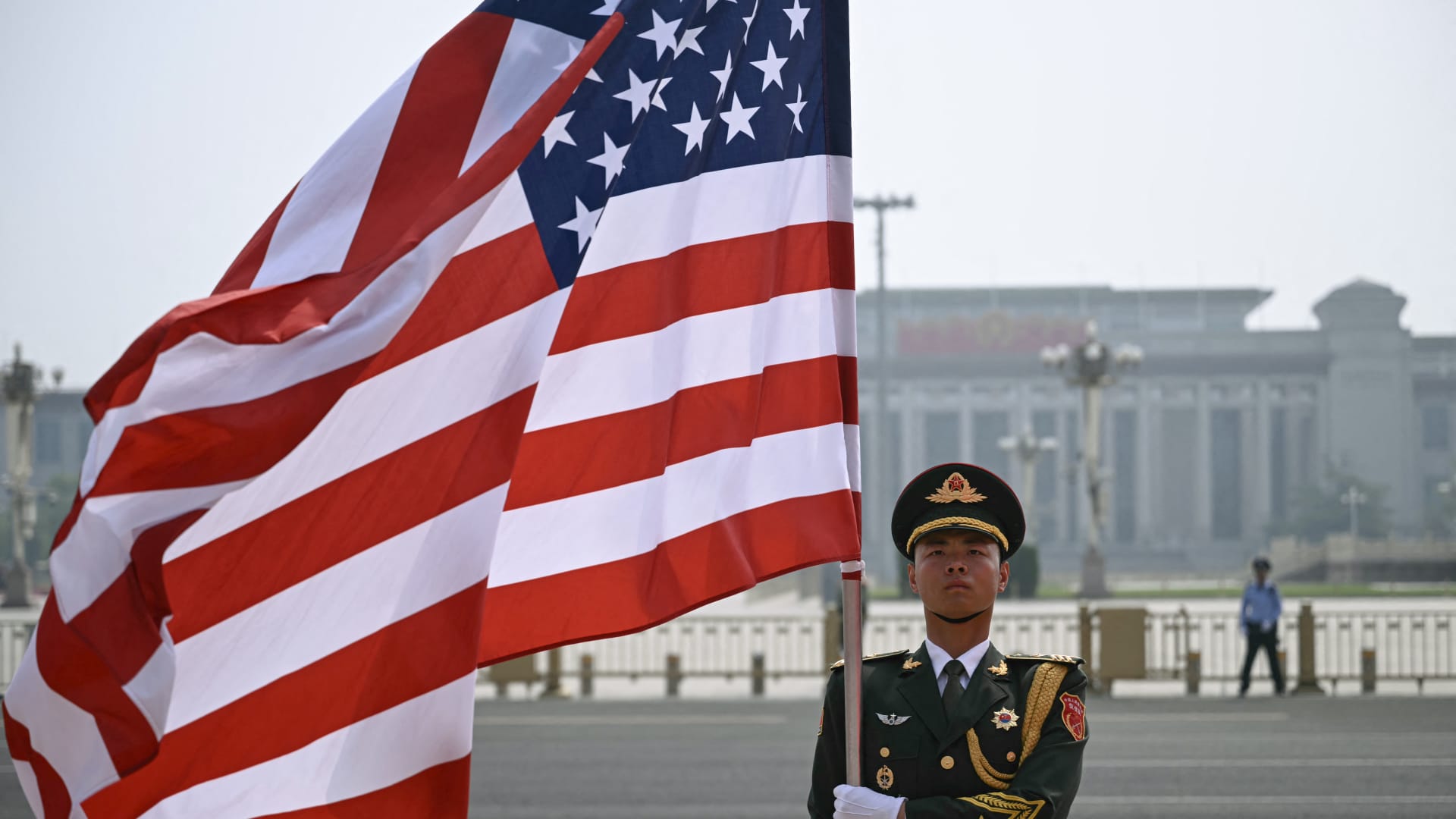 In photos: Trump lands in China ahead of high-stakes summit with Xi