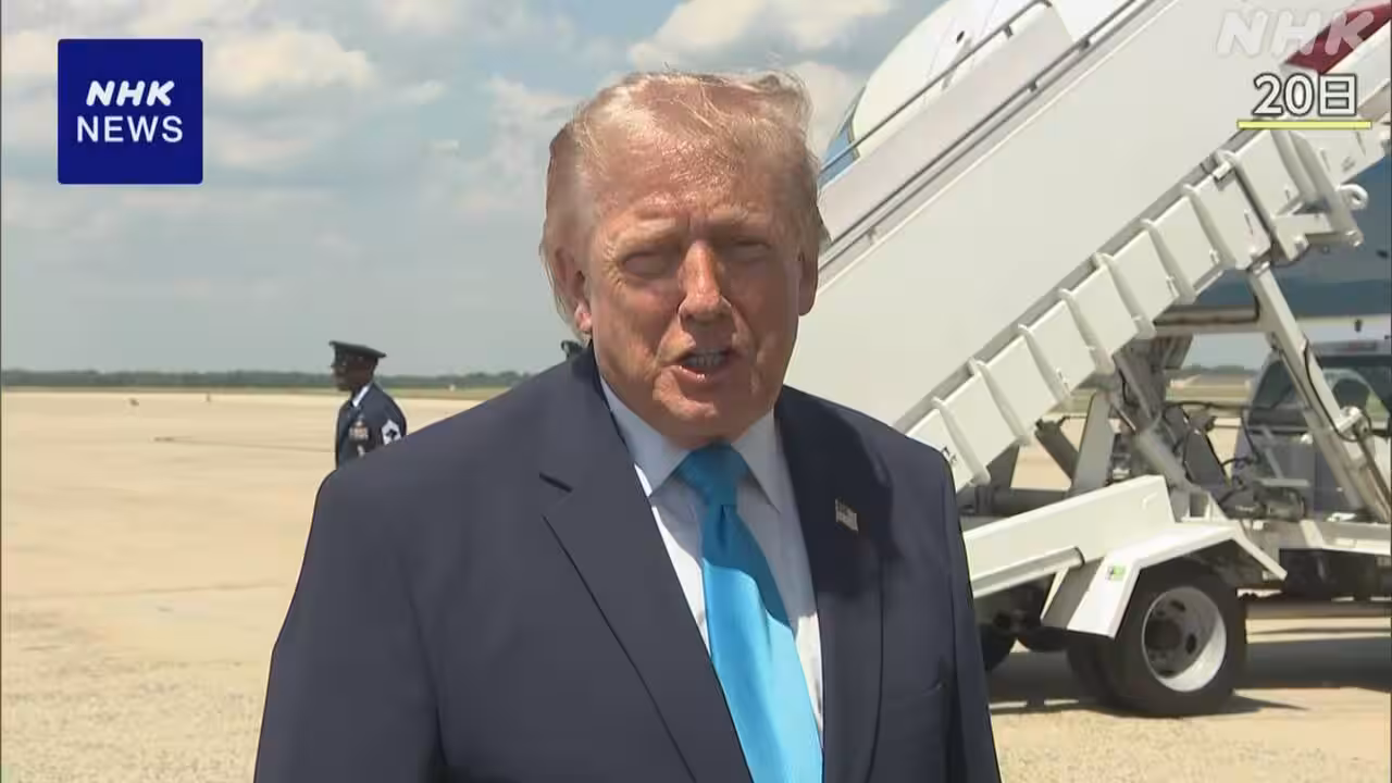 トランプ大統領「急いで合意するなと指示」イラン情勢めぐり