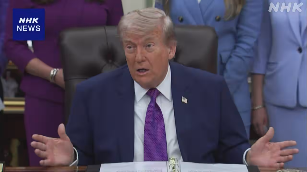 トランプ大統領“停戦はもろく生命維持装置につながれた状態”