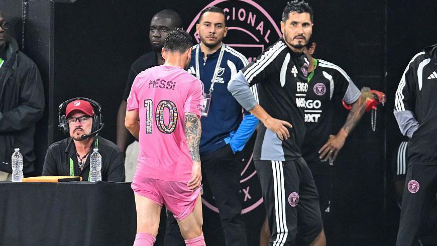 Inter Miami say Messi went off with muscle fatigue