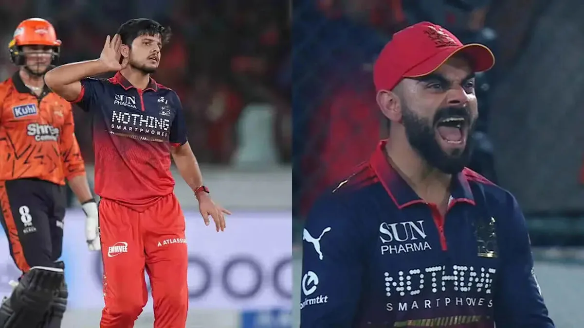 IPL 2026 | Virat Kohli reaction after Rasikh Salam Dar gives fiery send-off to Travis Head goes viral - WATCH
