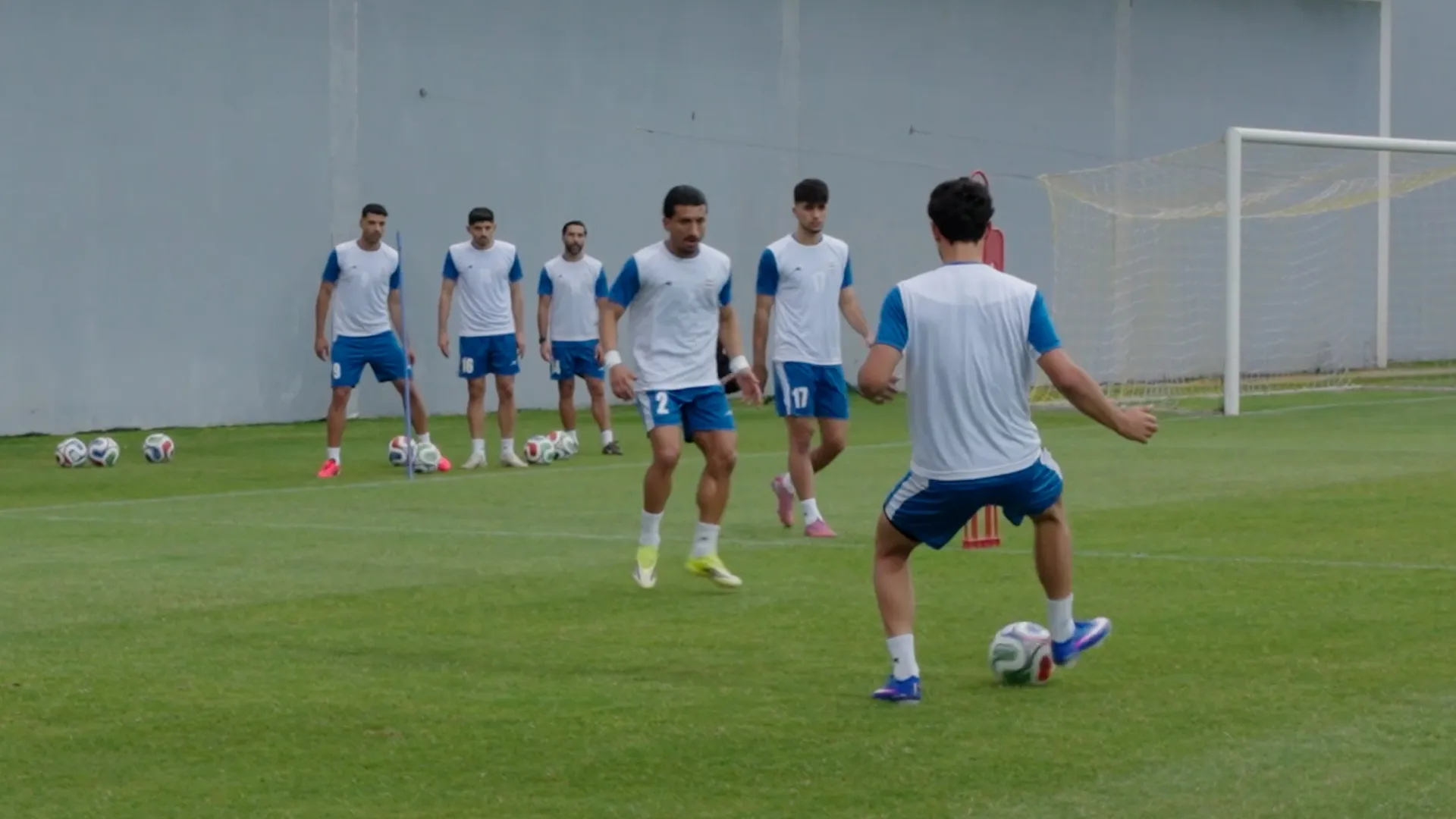 Iran team trains through World Cup uncertainty