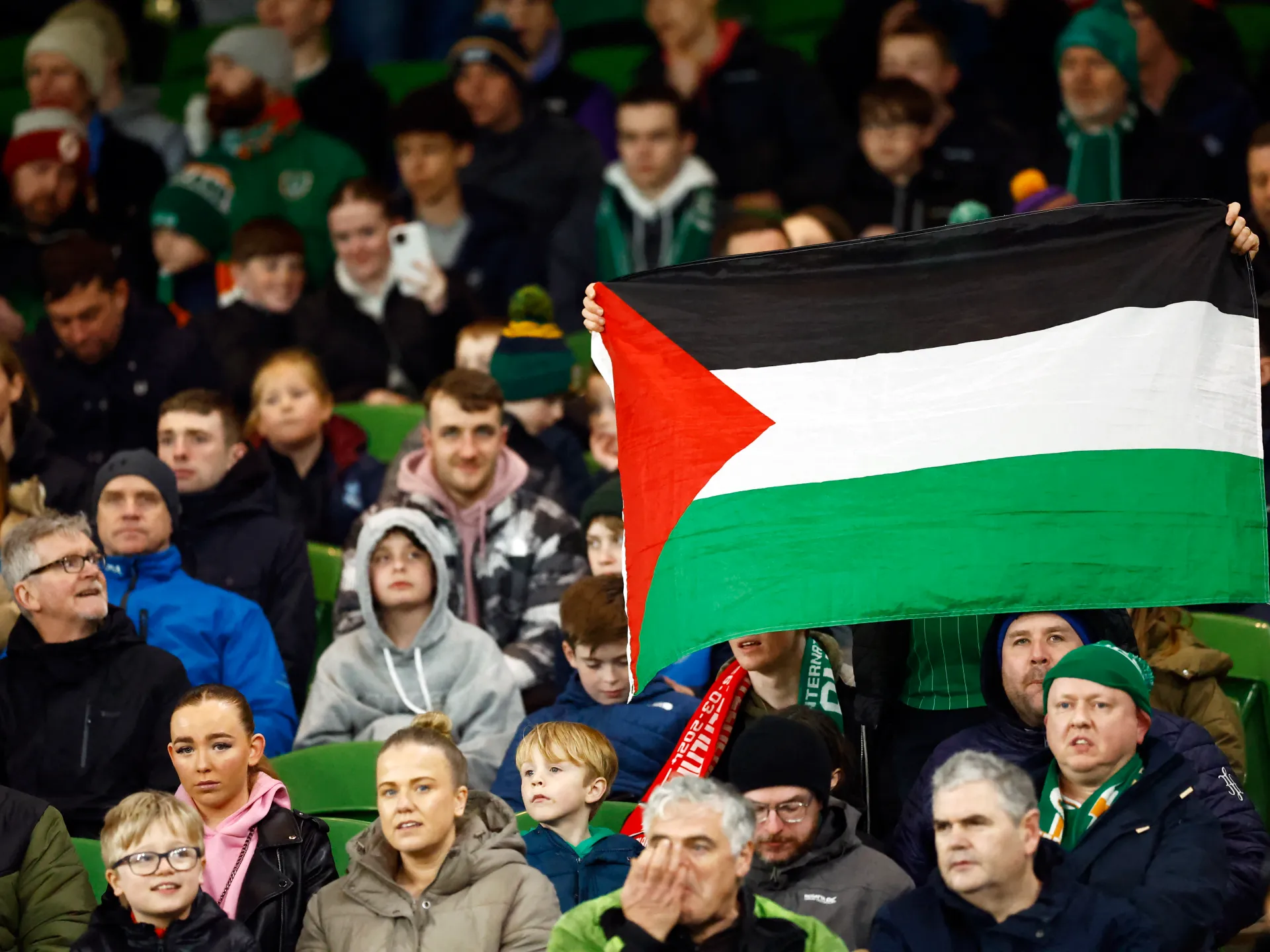 Irish footballers and celebrities urge boycott of Israel matches
