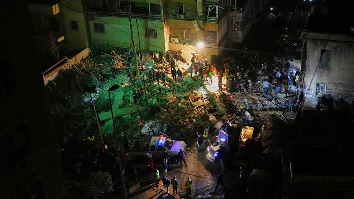 Israel strikes Beirut for first time since ceasefire