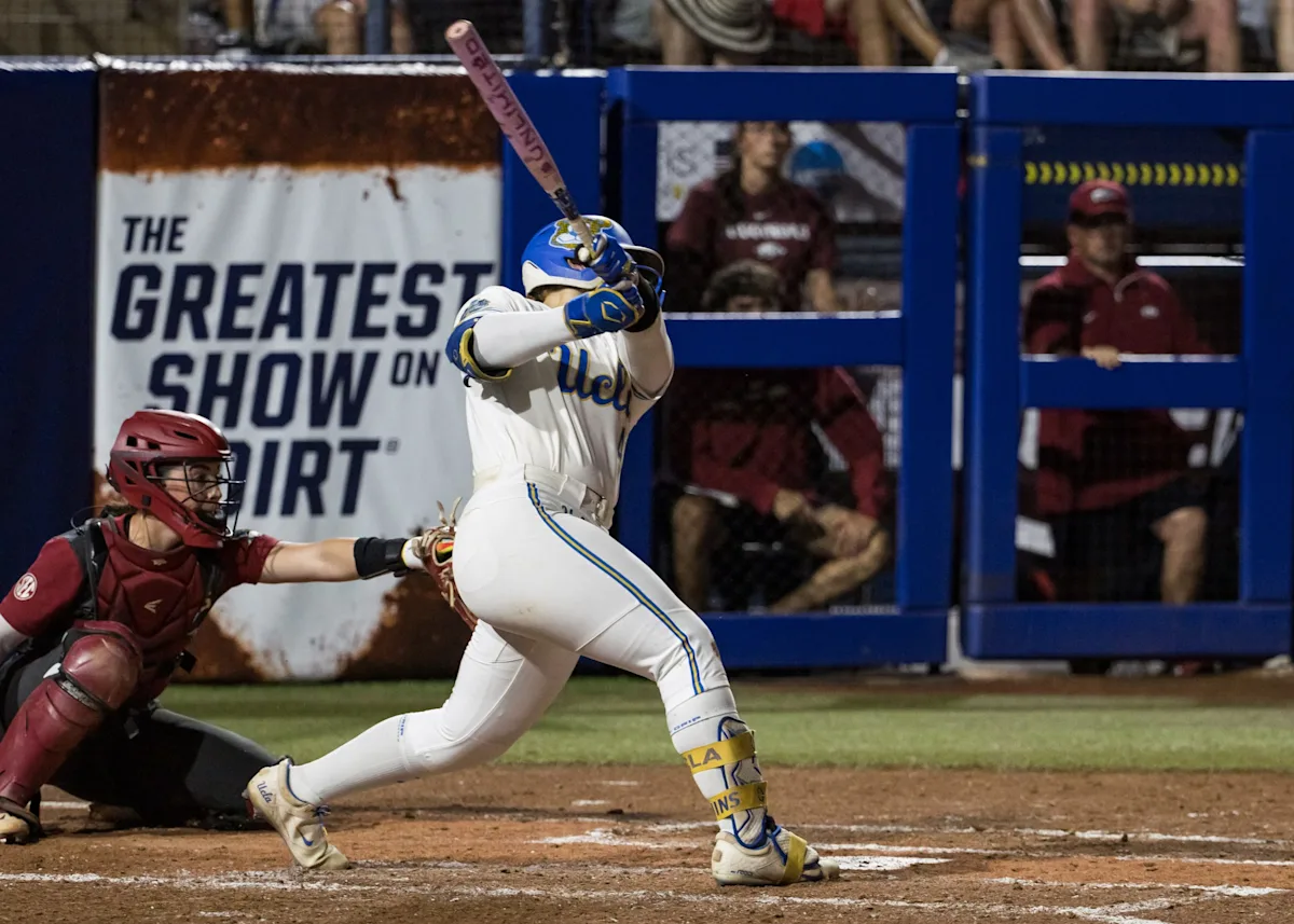 ‘It’s like a dream’: Megan Grant makes history as UCLA dominates Arkansas