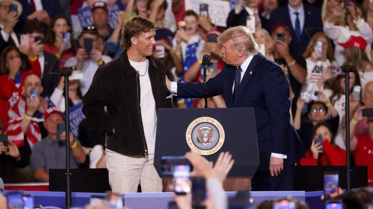 Jaxson Dart addresses Giants locker room after Donald Trump political rally controversy