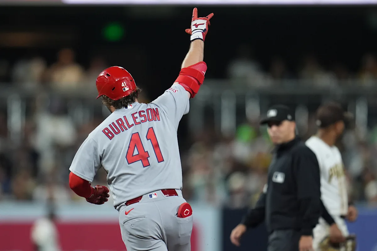 Jordan Walker scores go-ahead run on Masyn Winn's triple in Cardinals' 2-1 win over Padres