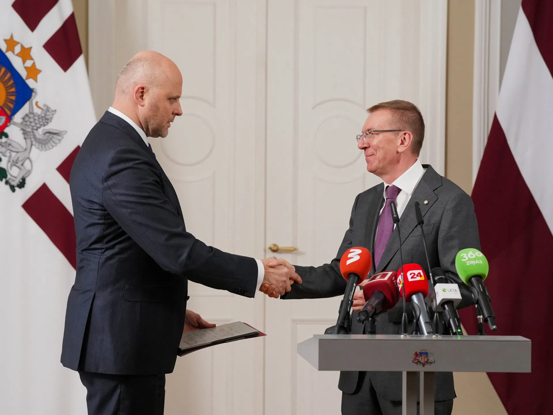 Latvia’s president asks opposition leader to form new government