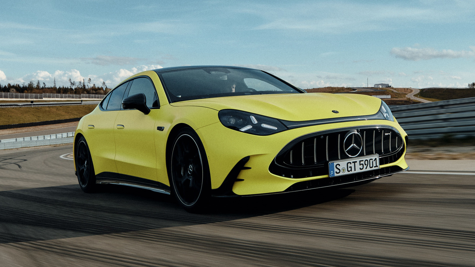 Mercedes-AMG's 1,153 hp electric GT 4-Door takes on Porsche's Taycan